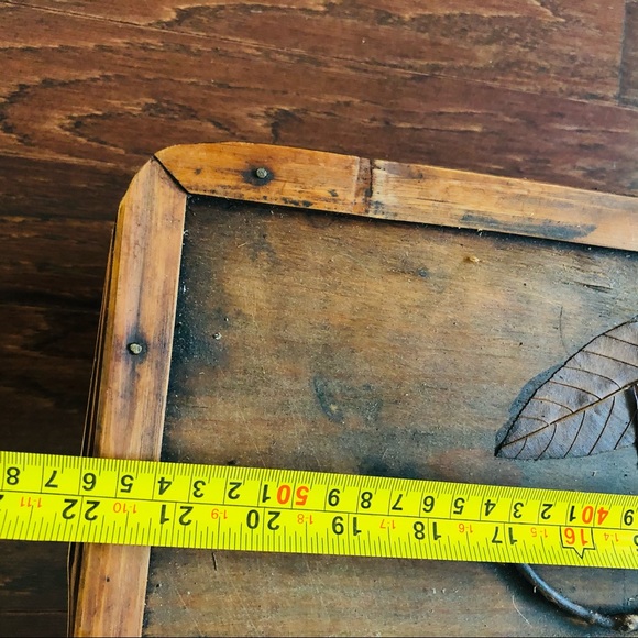 Vintage One of a Kind Wooden Box Basket - Picture 8 of 16